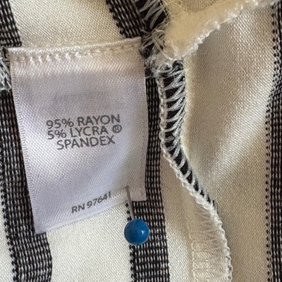 J. Jill Wearever Collection Womens Dress Medium‎ Striped Sleeveless Knit Casual - Picture 8 of 9